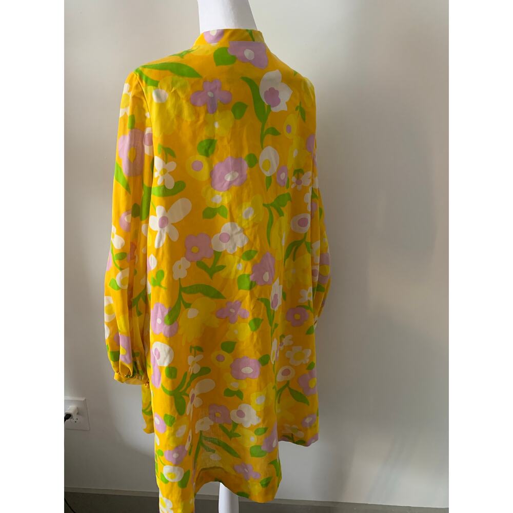 Vintage 60s/70s Homemade Floral Dress Size XS/S - Picture 5 of 5